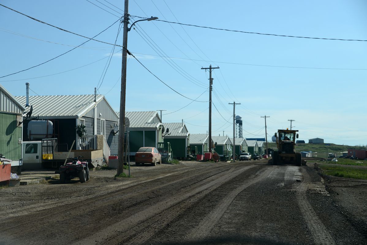 23 Grading The Road In Tuktoyaktuk Northwest Territories